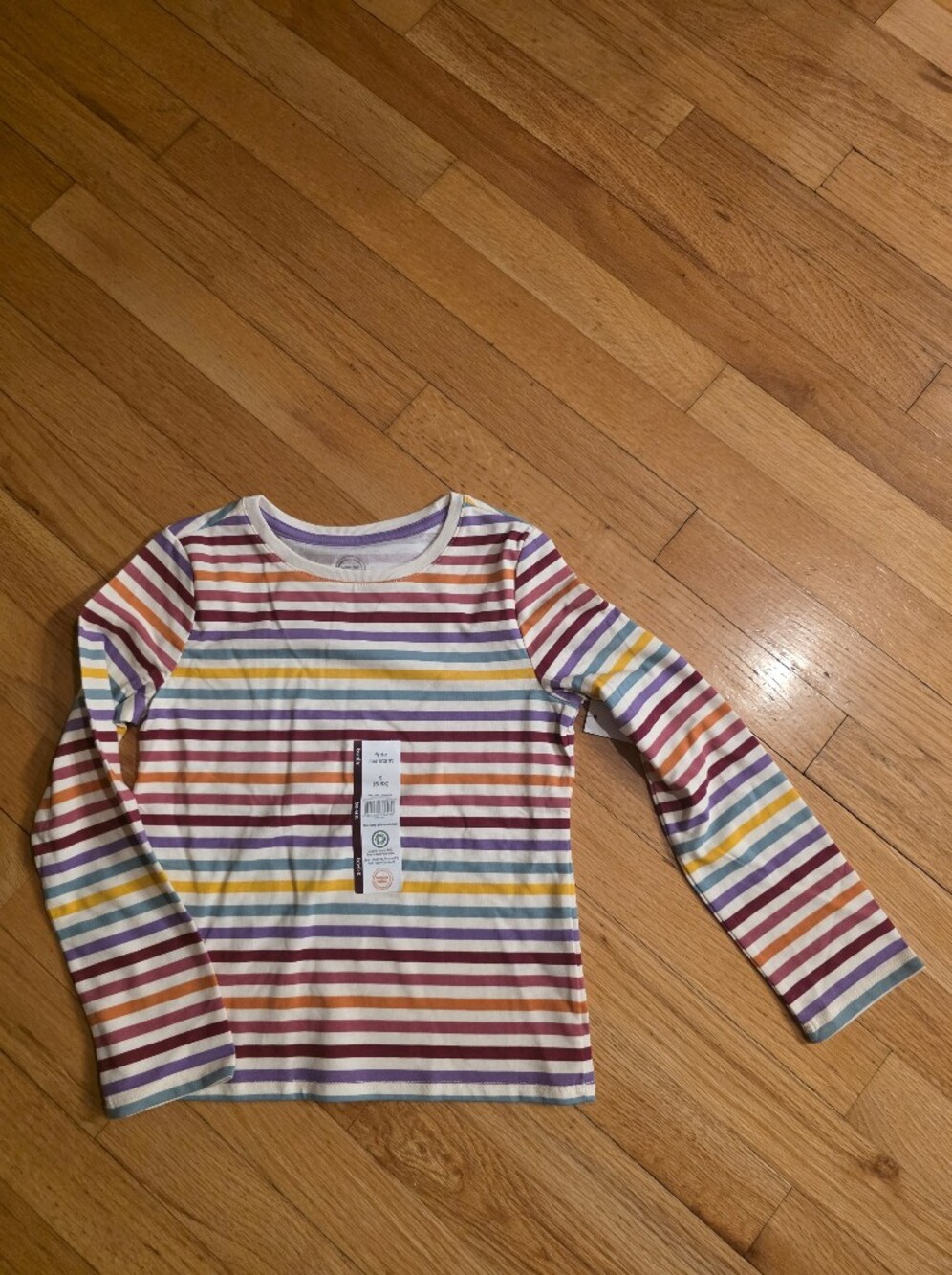 Wonder Nation Striped Lonh Sleeve Top